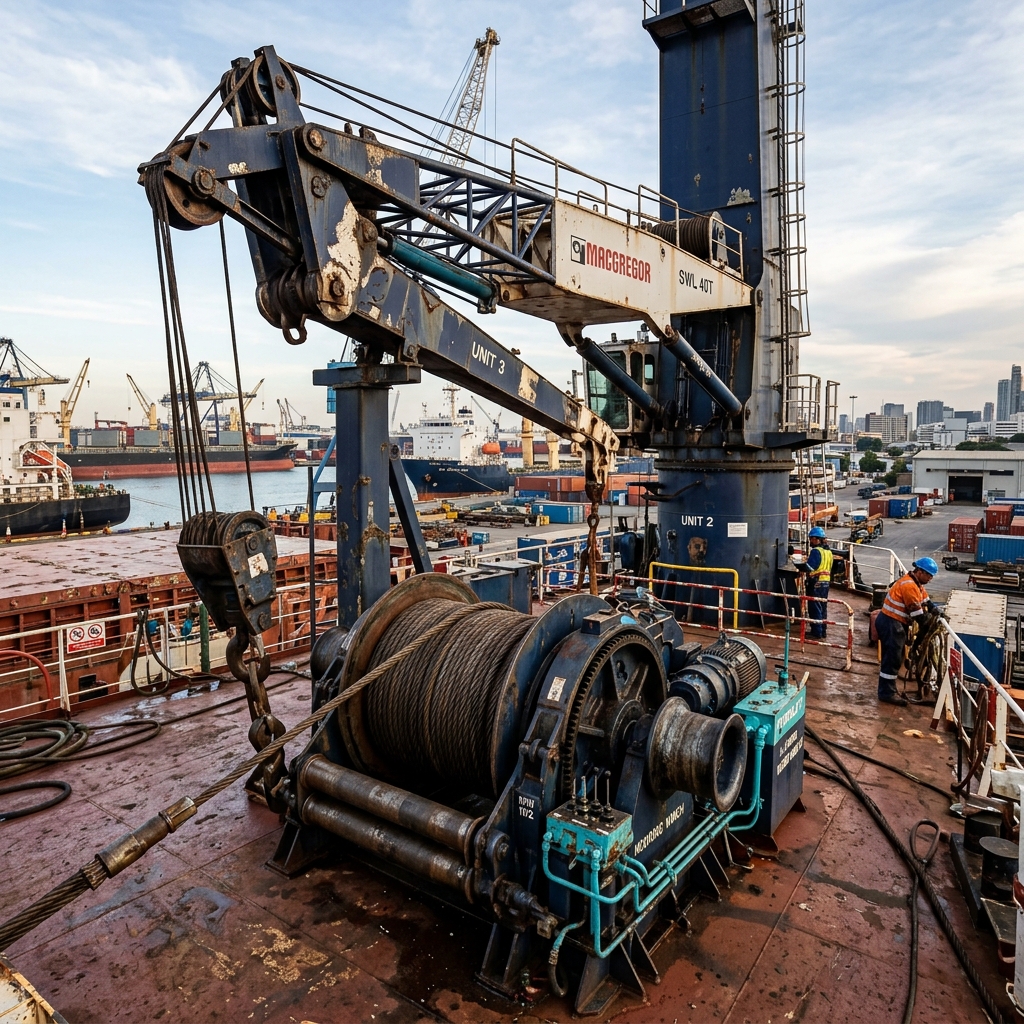 Crane, Winch & Deck Machinery